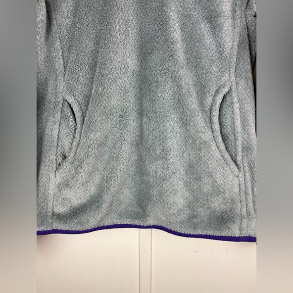 Vintage Patagonia Grey Half-Button Fleece Jacket - Picture 5 of 7